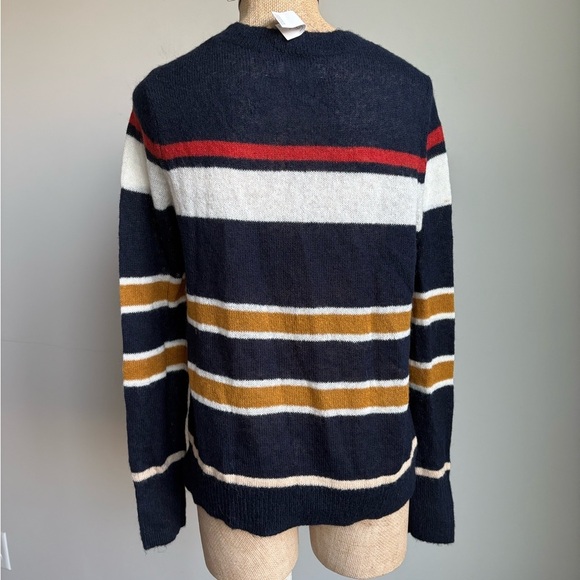 LOFT Crew Neck Striped Sweater Size Medium NEW - Picture 5 of 5